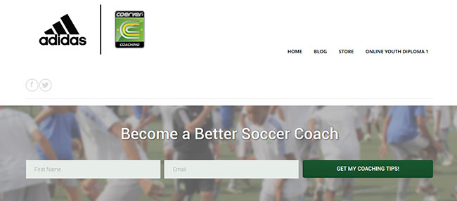 Coerver Coaching Homepage